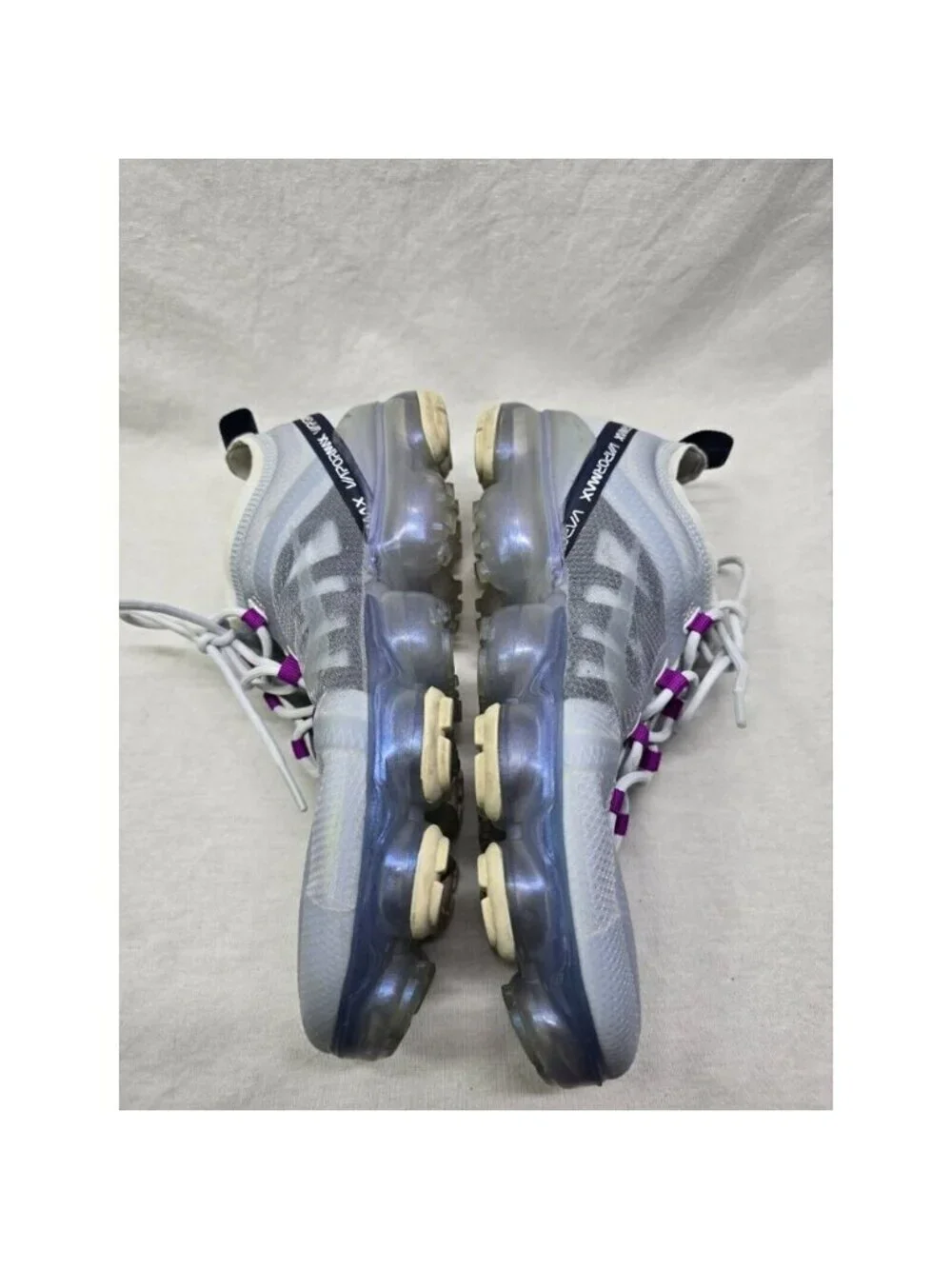 Nike Air VaporMax Football Gray 2019 Running Shoes Sneakers Womens Size 8